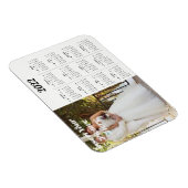 2022 Aangepaste Photo Calendar Hor Magneet (Rechterzijde)