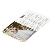 2022 Aangepaste Photo Calendar Hor Magneet (Linkerzijde)