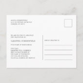 2022 Afstudeerder Minimalistisch Afstuderen Fotosc Aankondigingskaart (Achterkant)