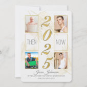 2022 Afstuderen Dan en nu 4-Foto Kaart (Voorkant)