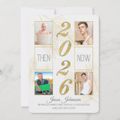 2022 Afstuderen Dan en nu 4-Foto Kaart (Voorkant)