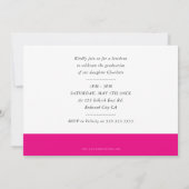 2022 AFSTUDEREN eenvoudige moderne minimalistische Bedankkaart (Achterkant)