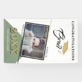 2022 Afstuderen Gefeliciteerd Afstuderen Foto Spandoek (Horizontaal)