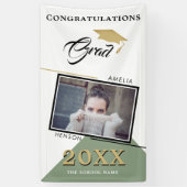 2022 Afstuderen Gefeliciteerd Afstuderen Foto Spandoek (Verticaal)