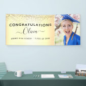 2022 Afstuderen Glitter Gold Black Spandoek (Beurs)