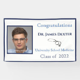 2022 Afstuderen Medisch School Stethoscoop Spandoek