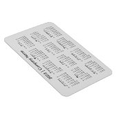 2022 Agenda met bedrijfsnaam grijs Magneet (Rechterzijde)