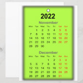 2022 Agenda November December Druk op.. (Voorkant / Achterkant)