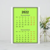 2022 Agenda November December Druk op.. (Staand voorkant)