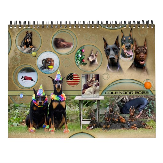 2022 Agenda van Dobermantalk Kalender (Achterkant)