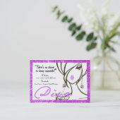 2022 Agenda/Visitekaartjes van Diva Visitekaartje (Staand voorkant)