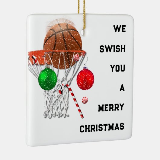 2022 Basketball Keepomwille Keramisch Ornament (Rechts)