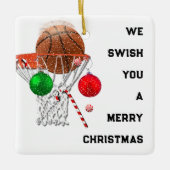 2022 Basketball Keepomwille Keramisch Ornament (Voorkant)