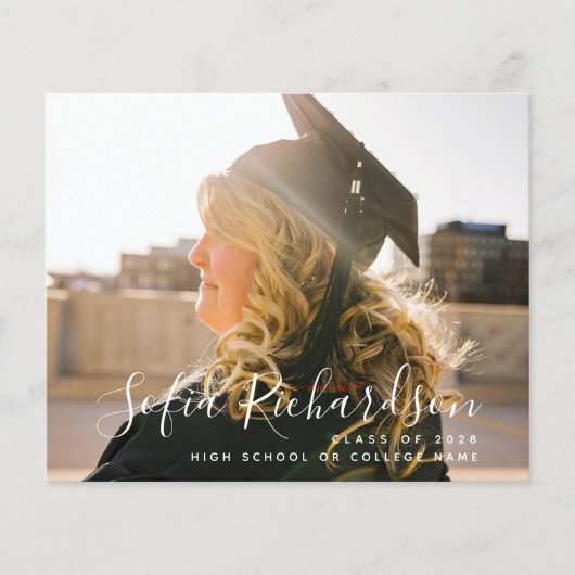 2022 BEGROTING Moderne Manuscript 8 de Uitnodiging (Voorkant)