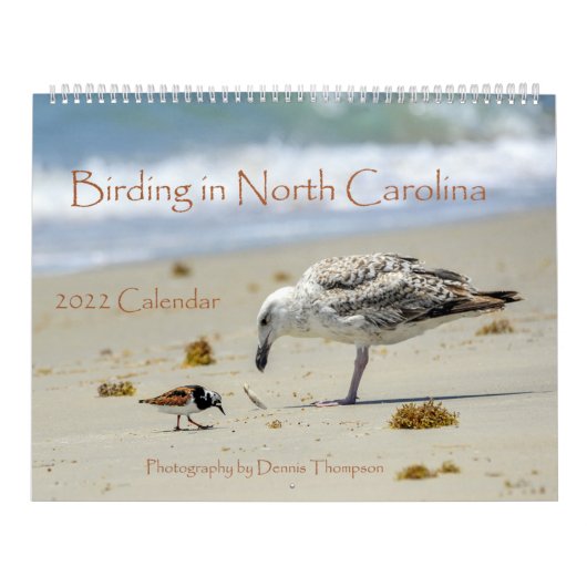 2022 Birding in North Carolina Agenda Kalender (Hoes)