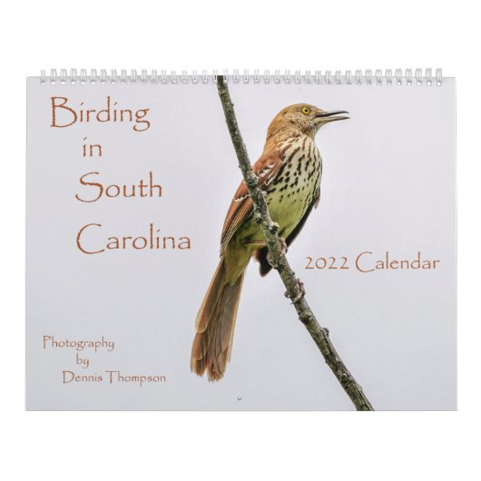 2022 Birding in South Carolina Agenda Kalender (Hoes)