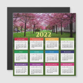 2022 Calendar Magnetic Card (Voorkant / Achterkant)