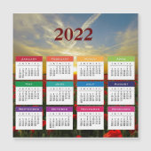 2022 Calendar Magnetic Card (Voorkant)