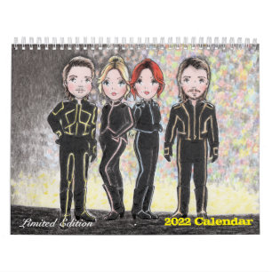 2022 Cartoon Collectie Agenda Kalender