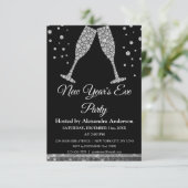 2022 Champagnebril, nieuwjaarsfeest Kaart (Staand voorkant)