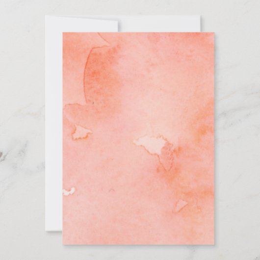 2022 Coraal Peach Afstuderen Geometrische uitnodig Kaart (Achterkant)