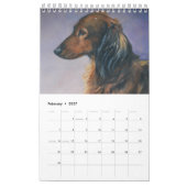 2022 Dachshund Dog ArtCalendar van Charlotte Yeale Kalender (Feb 2027)