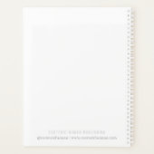 2022 Daily Planner Moderne Minimalistische Regenbo (Achterkant)
