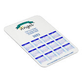 2022 De blauwe agenda van uw Logo Magneet (Rechterzijde)