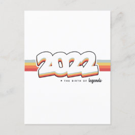 2022 De geboorte van legendes Briefkaart