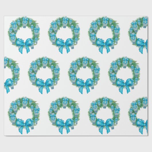 2022 Dragons kerstgember Jar Jars Cadeaupapier (Vlak)