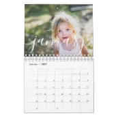 2022 Eenvoudige, minimalistische aangepaste foto Kalender (Jan 2027)