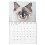 2022 Eenvoudige, minimalistische aangepaste foto Kalender (Mar 2027)