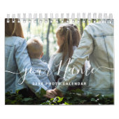 2022 Eenvoudige, minimalistische aangepaste foto Kalender (Hoes)