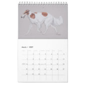 2022 Enkelvoudige pagina Borzoi Art Calendar door Kalender (Mar 2027)