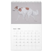2022 Enkelvoudige pagina Borzoi Art Calendar door  Kalender (Mar 2026)