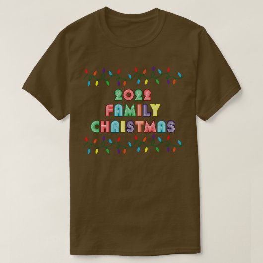 2022 Familie Kerstmis Familie Matching T-shirt (Design voorkant)