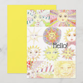 2022 Flatdank - Zonne Bedankkaart (Voorkant / Achterkant)