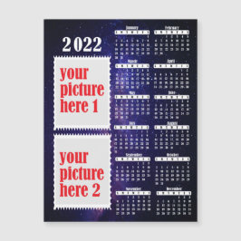 2022 Foto-aangepast Calendar Fridge Magnet