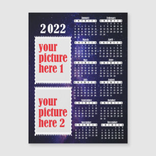 2022 Foto-aangepast Calendar Fridge Magnet