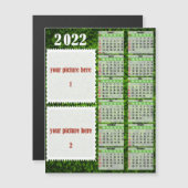2022 Foto-aangepast Calendar Fridge Magnet (Voorkant / Achterkant)