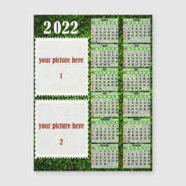 2022 Foto-aangepast Calendar Fridge Magnet