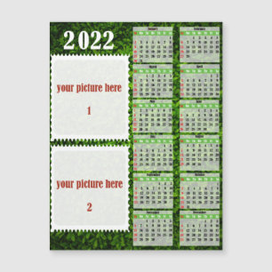 2022 Foto-aangepast Calendar Fridge Magnet