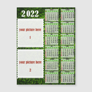 2022 Foto-aangepast Calendar Fridge Magnet