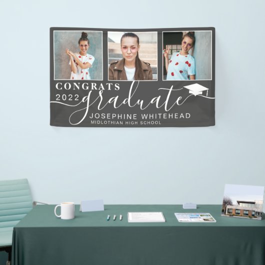 2022 Foto Collage Afstuderen Banner Dark Gray (Beurs)