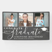 2022 Foto Collage Afstuderen Banner Dark Gray (Horizontaal)