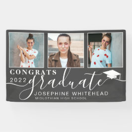 2022 Foto Collage Afstuderen Banner Dark Gray
