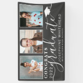 2022 Foto Collage Afstuderen Banner Dark Gray (Verticaal)