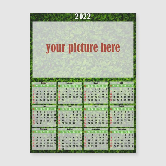 2022 Foto Persoonlijke vrijdag Magnet-agenda (Voorkant)