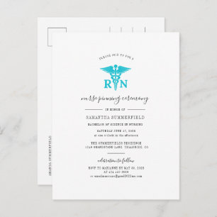 2022 Fotoceremonie rond het zurse Afstuderen Uitnodiging Briefkaart