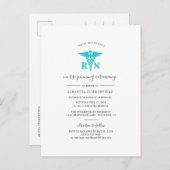 2022 Fotoceremonie rond het zurse Afstuderen Uitnodiging Briefkaart (Voorkant / Achterkant)